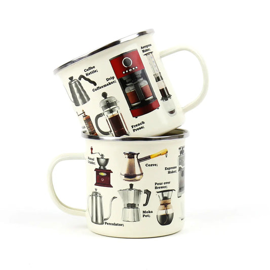 Coffee Enamel Mug