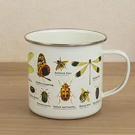 Insects Enamel Mug