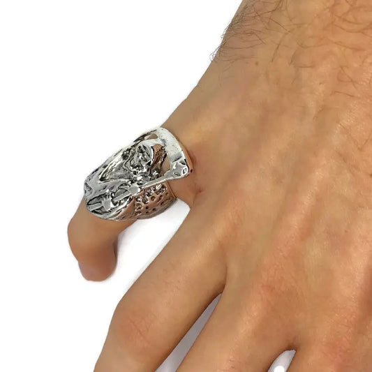 Grim Reaper Skeleton Ring