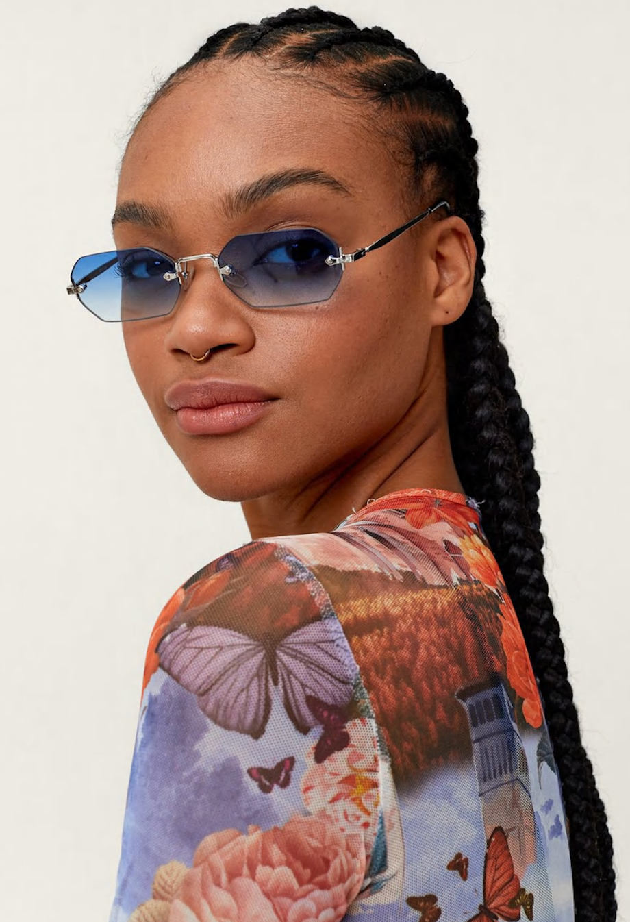 Rimless Metal Sunnies