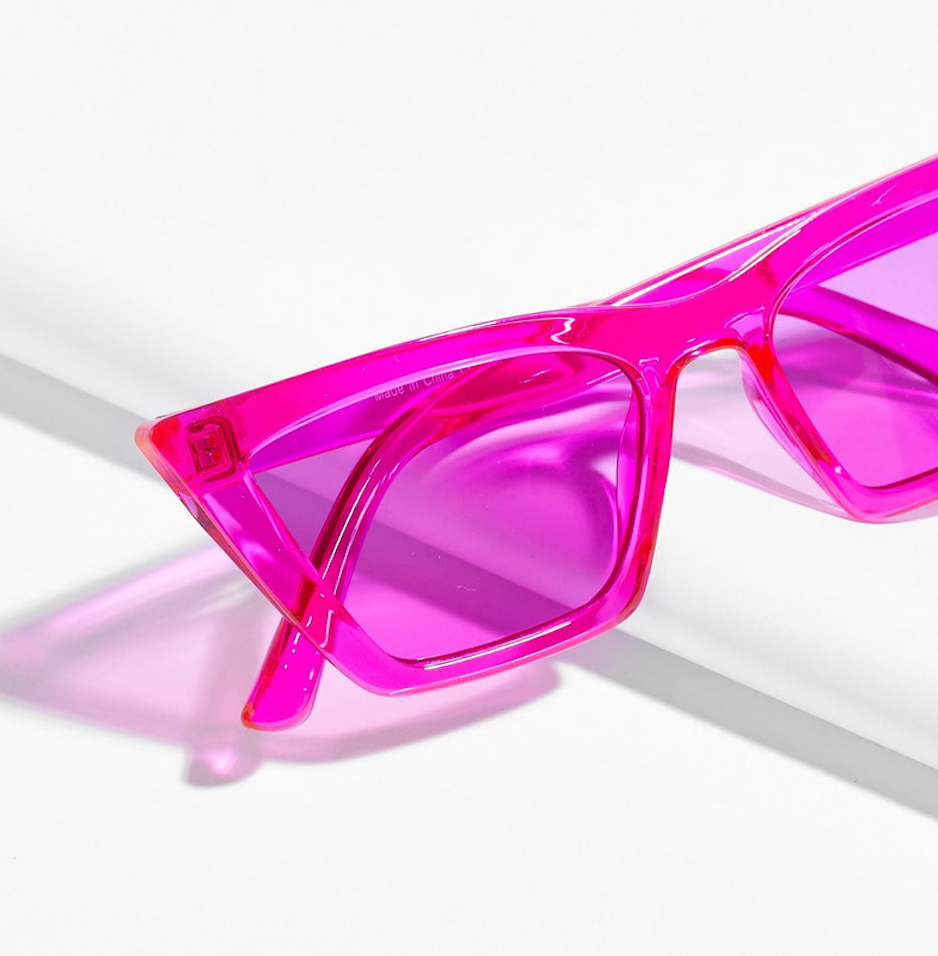 Neon Pink Cat Eye Sunnies