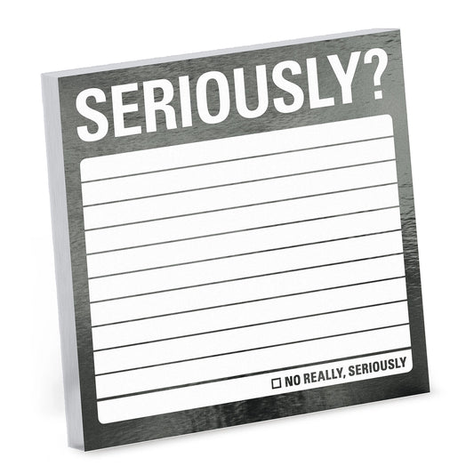Seriously Metallic Sticky Note