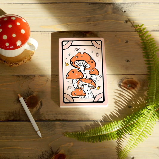 Tarot Mushrooms Classic Layflat Notebook