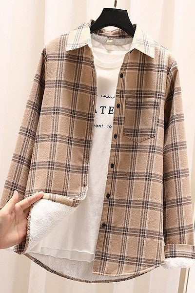 Flannel with Sherpa Lining