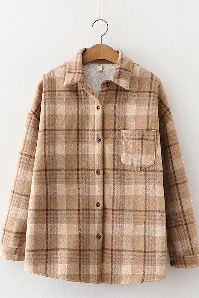 Flannel with Sherpa Lining