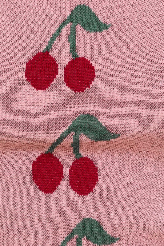 Cherry Knit Cami