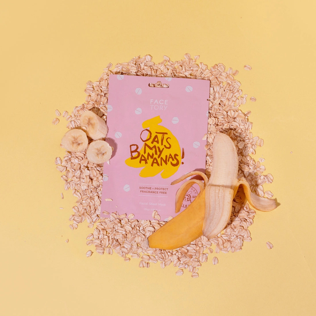 Sheet Mask - Oats My Banana Soothing & Hydrating Sheet Mask