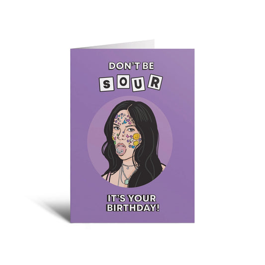 Olivia Rodrigo Birthday Card