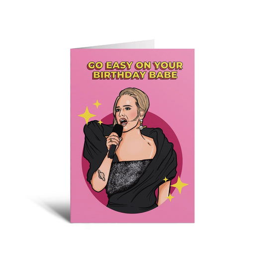 Adele Birthday Card