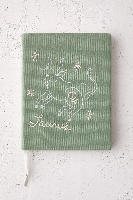 Zodiac Embroidered Notebook