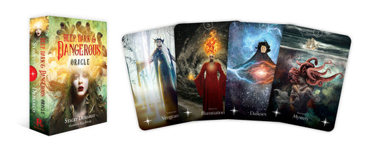 Deep Dark & Dangerous Oracle Deck (44 Cards & 128 Page Guidebook) lo