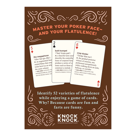 52 Farts Playing Cards Deck