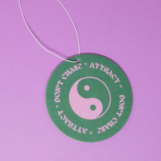 Don't Chase Attract (Green) Airfreshener