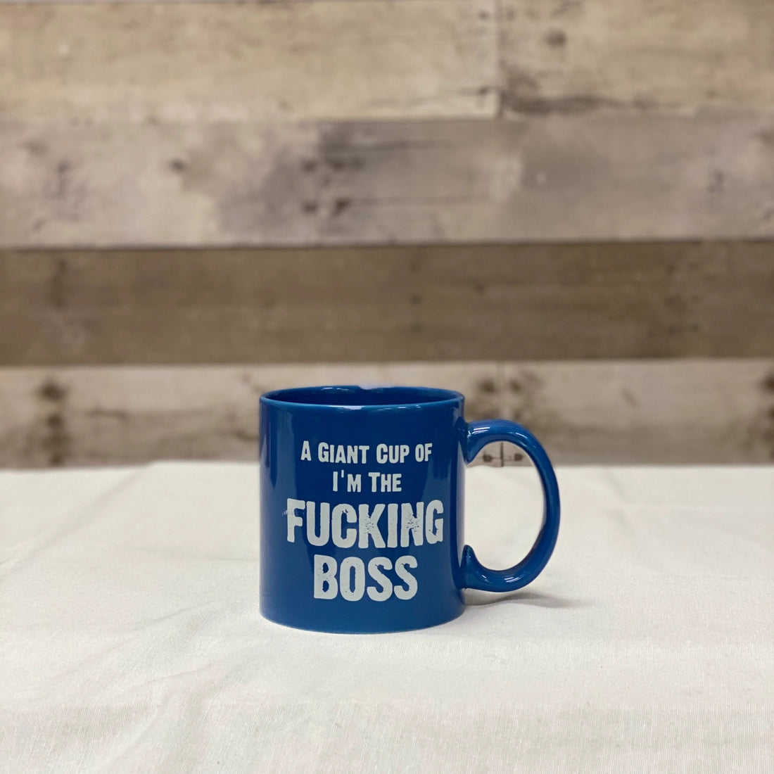 Giant I'm The Boss Mug