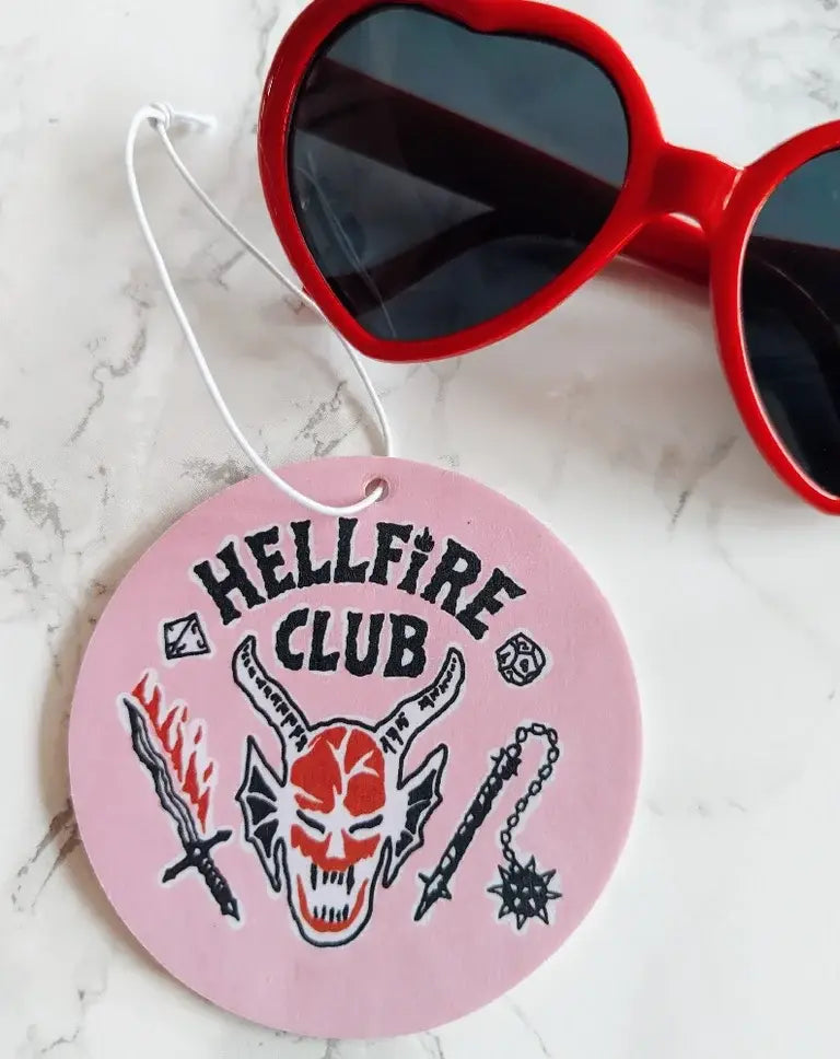 Hellfire Club Stranger Things Pink Vanilla Air Freshener