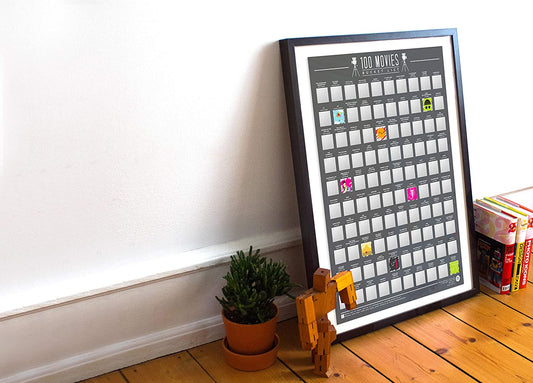 Scratch Poster - 100 Movies Bucket List