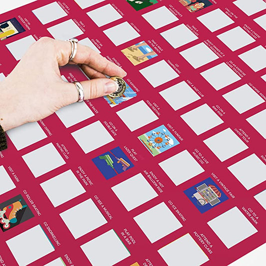 Scratch Poster - 100 Dates To Go On