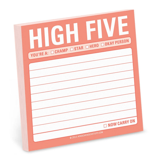 High Five Sticky Note