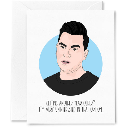 David Uninterested Birthday Card