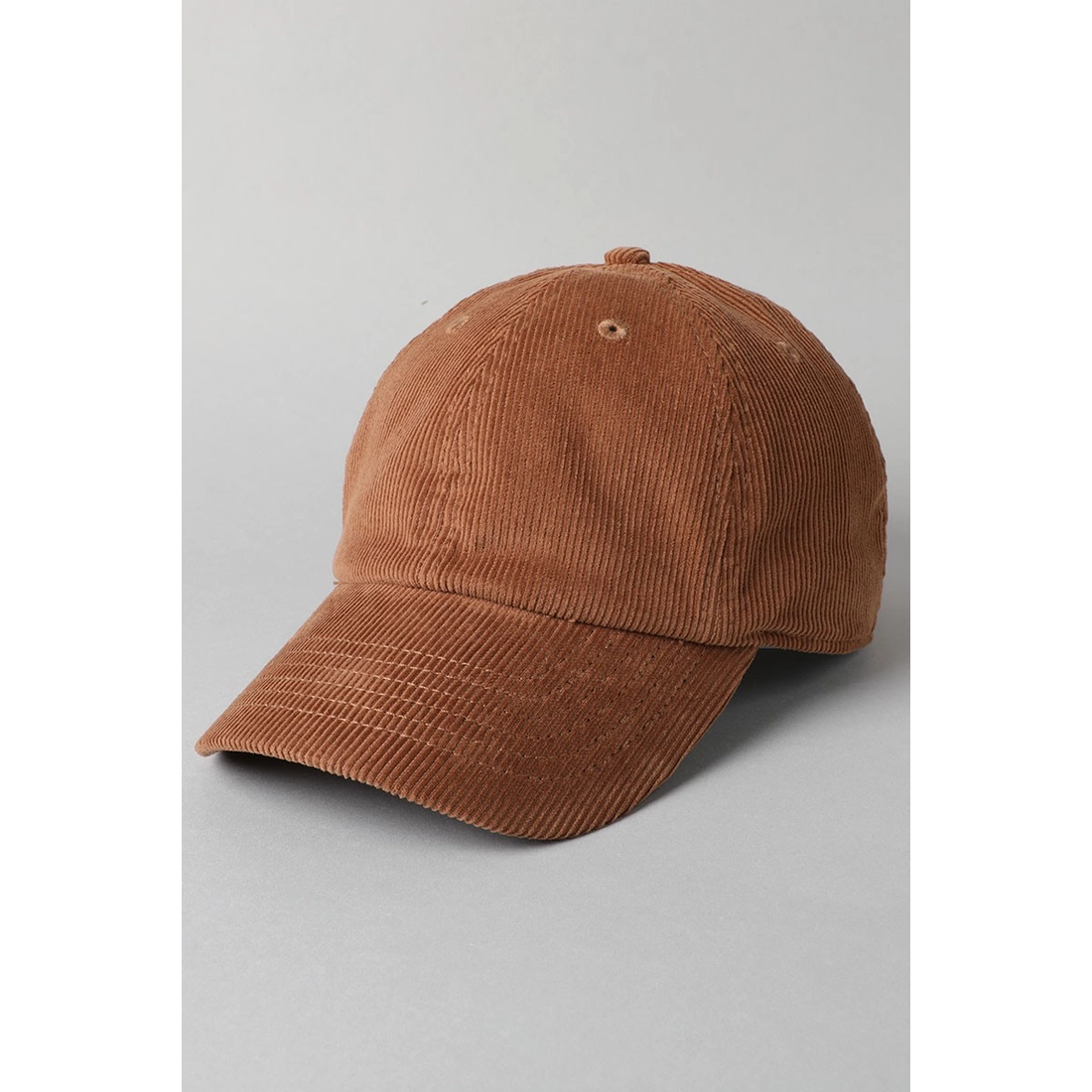 Hat - Mocha Corduroy Adjustable Baseball Cap
