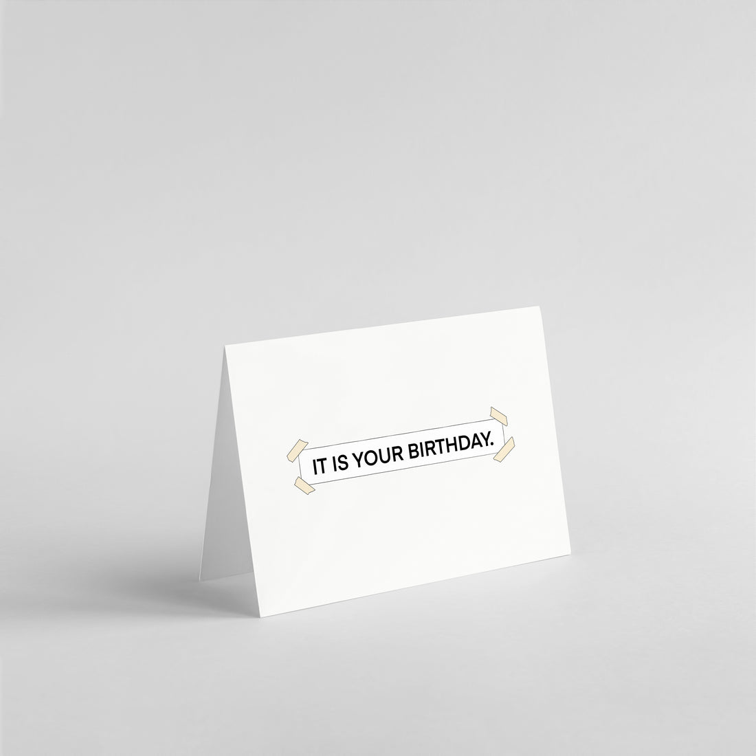 The Office It Is Your Birthday. Banner Birthday Card