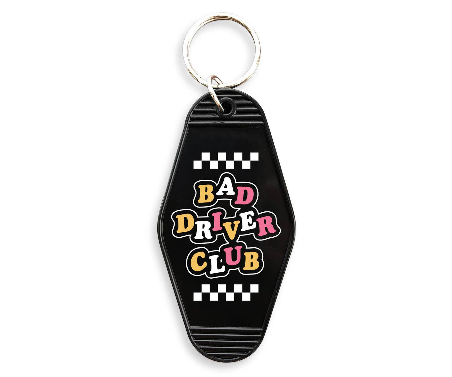 Bad Driver Club Motel Keychain