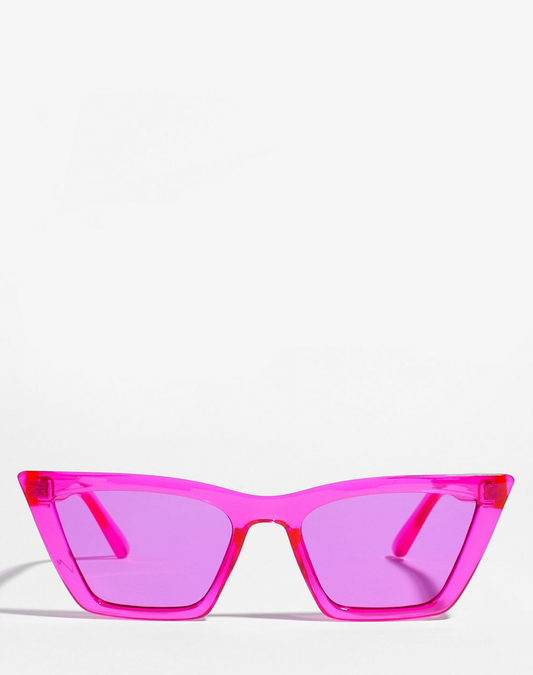 Neon Pink Cat Eye Sunnies