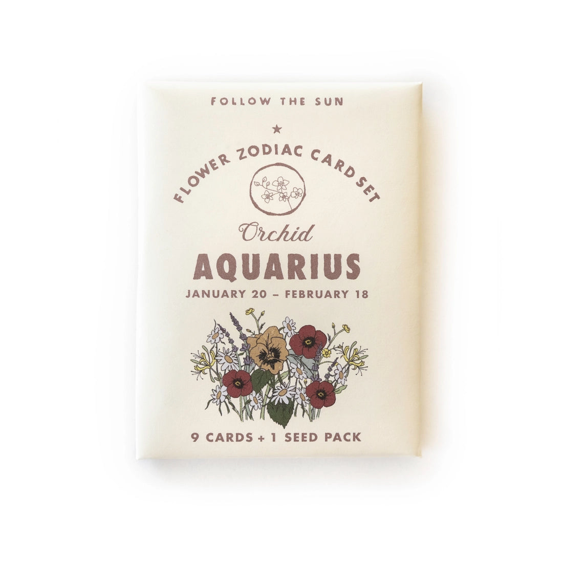 Flower Zodiac Card Set