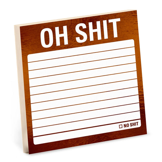 Oh Sh*t Metallic Sticky Note