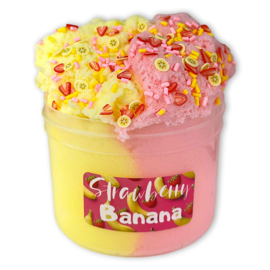 Cloud Slime - Strawberry Banana - Dope Slimes