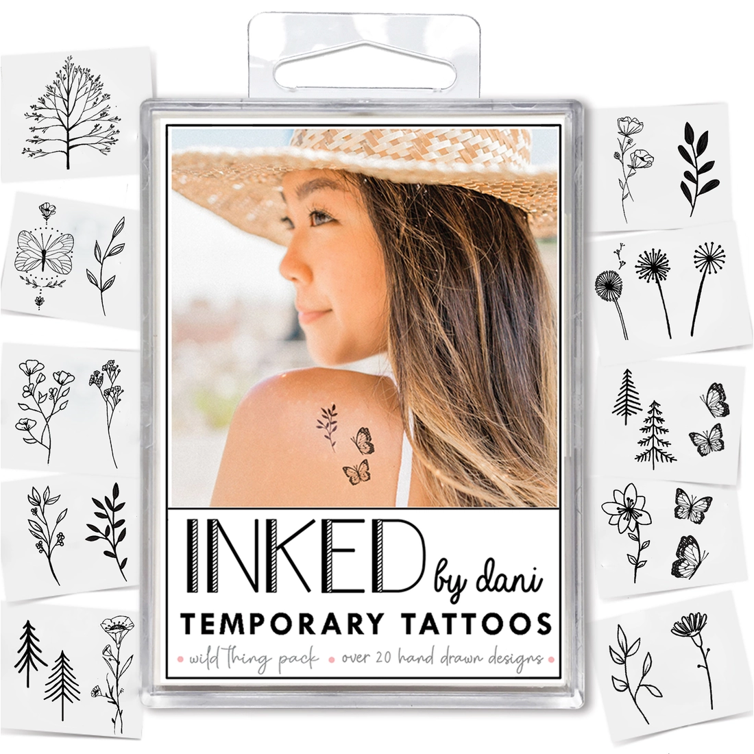 Wild Thing Temporary Tattoo Pack