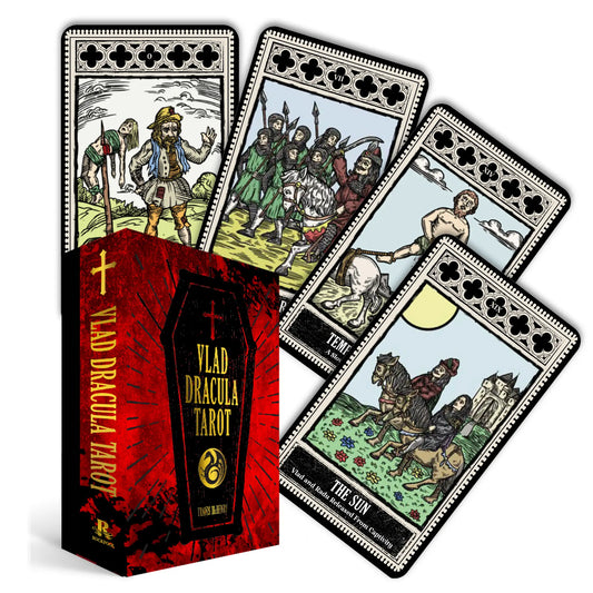 Vlad Dracula Tarot Card Deck (78 Full-Color Cards and 144-Page Book)